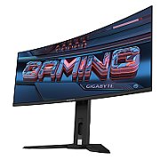 Gigabyte MO34WQC, OLED, 34 , WQHD, 3440 x 1440, DisplayPort, HDMI, Boxe, Curbat, 175Hz, 0.03 ms, Negru