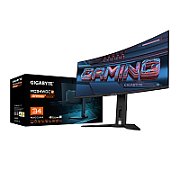 Gigabyte MO34WQC2, OLED, 34 , WQHD, 3440 x 1440, DisplayPort, HDMI, Boxe, Curbat, 240Hz, 0.03 ms, Negru