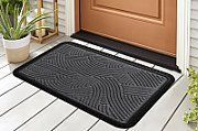  ANTISLIP DOOR MAT WITH RUBBER EDGE
POLYPROPILENE 60%+RUBBER 40%
Packaging: color label 