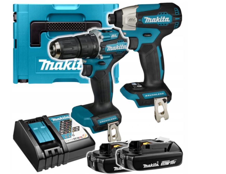 MAKITA. ZES. COMBO 18V (DHP487+DTD157) 2x2 0Ah DLX2414AJ