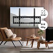 Maclean TV MC-413 Wall Mount Bracket 32 -80  VESA 600x400 45kg Tilting Universal Adjustable Spirit Level Mounting Accessories