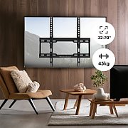 Maclean TV MC-412 Wall Mount Bracket 32 -70  VESA 400x400 45kg Tilting Universal Adjustable Spirit Level Mounting Accessories
