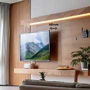 Maclean MC-422 TV Wall Mount Heavy Duty 43 -100  max VESA 800x400 120kg Tilting +/-15° Bracket Holder Hanger with Spirit Level Accessories