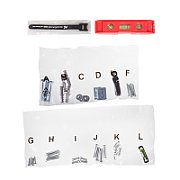 Maclean MC-422 TV Wall Mount Heavy Duty 43 -100  max VESA 800x400 120kg Tilting +/-15° Bracket Holder Hanger with Spirit Level Accessories