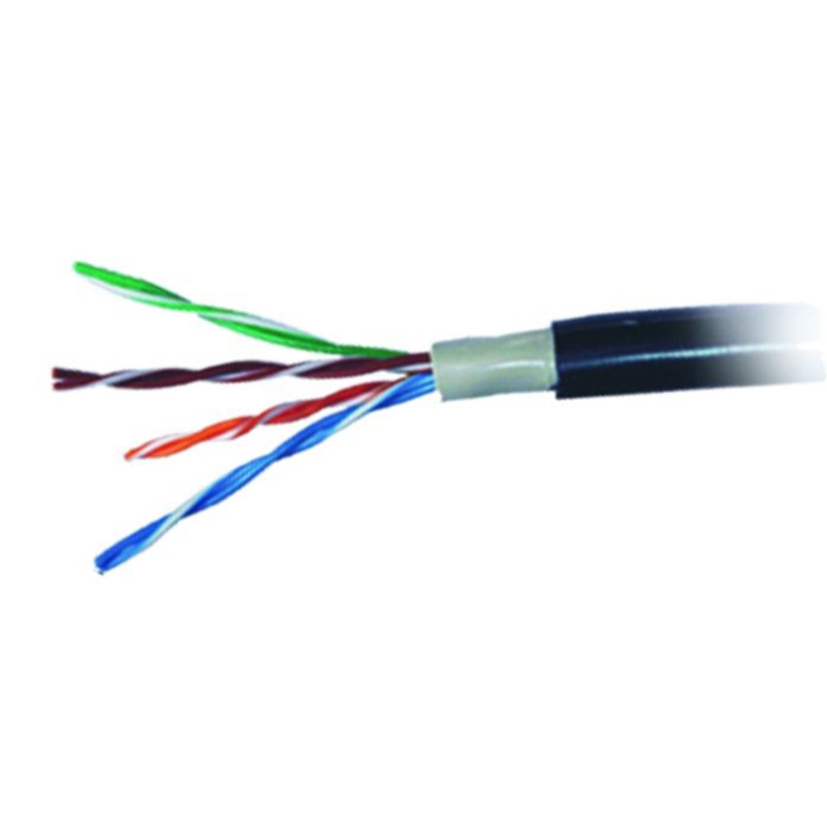 EmiterNet external gel-filled UTP (U/UTP) cat.5e cable  wire 4x2x0.5  PE+GEL