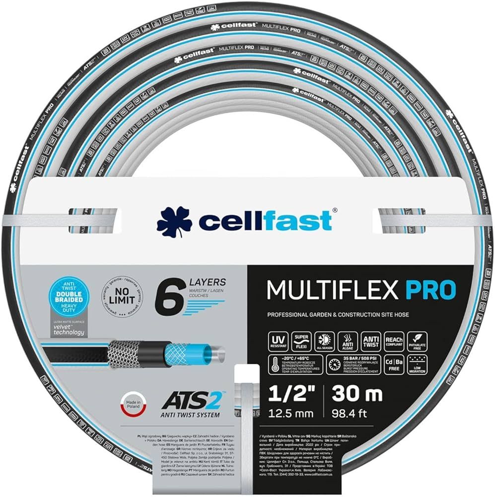 CELLFAST WĄŻ OGRODOWY MULTIFLEX PRO ATS2 1/2  30m