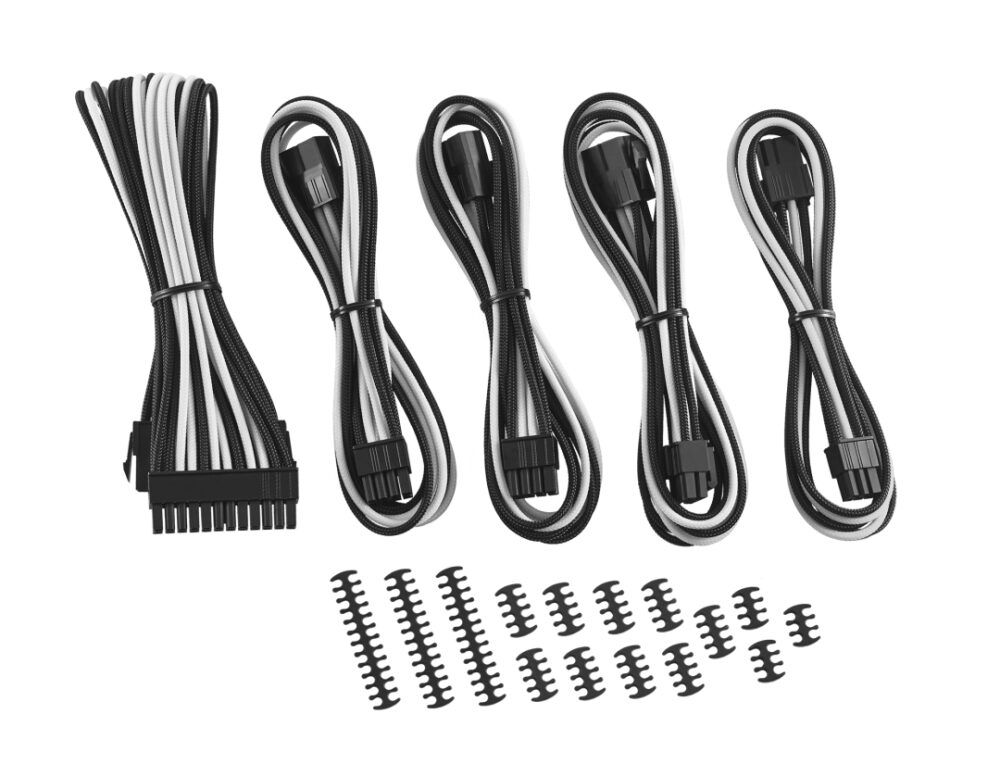 CableMod Classic ModMesh Cable Extension Kit - 8+6 Series - black/white