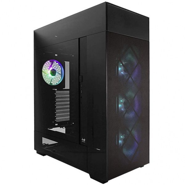InWin Modfree Deluxe Big-Tower Tempered Glass - schwarz