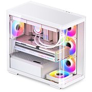 Jonsbo D300 Midi-Tower  270 Grad  Tempered Glass - weiß