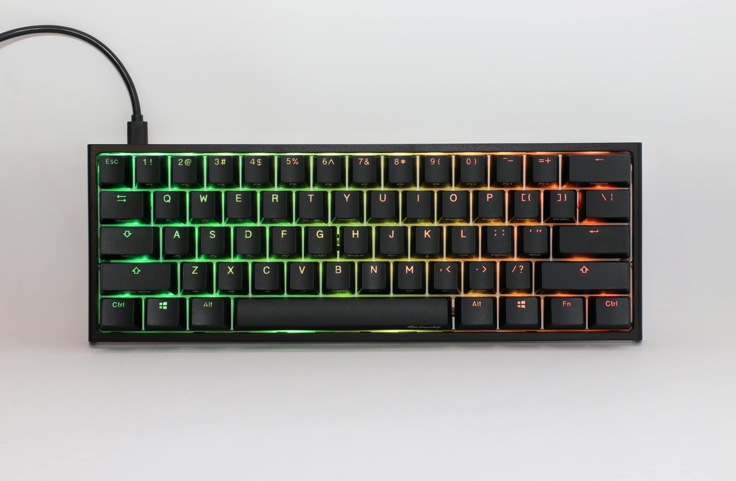 Ducky One 2 Pro Mini Gaming Tastatur  RGB LED - Cherry Red (US)