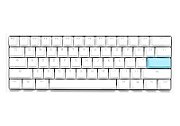 Ducky One 2 Pro Mini White Edition Gaming Tastatur  RGB LED - Gateron Yellow