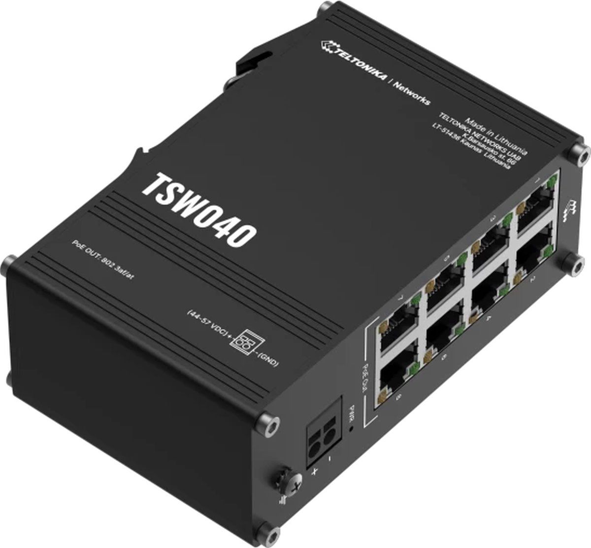 Teltonika NET SWITCH 8PORT 10/100/POE+ TSW040 TELTONIKA