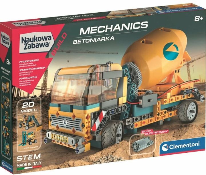 Clementoni Scientific fun. Mechanics laboratory. Concrete Mixer 50807 p6