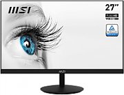 Monitor MSI 27  PRO MP271A, Diagonal (inch): 27, Diagonal (cm): 69, Aspect ratio: 16:9, Panel: IPS, Resolution: 1920x1080, Refresh Rate: 100Hz, Response time GtG: 4ms, Response time MPRT: 1ms, Brightness (max): 300 cd/m², Contrast (static) : 1000:1, Viewing angle: 178° (H) / 178° (V), Color Gamut
