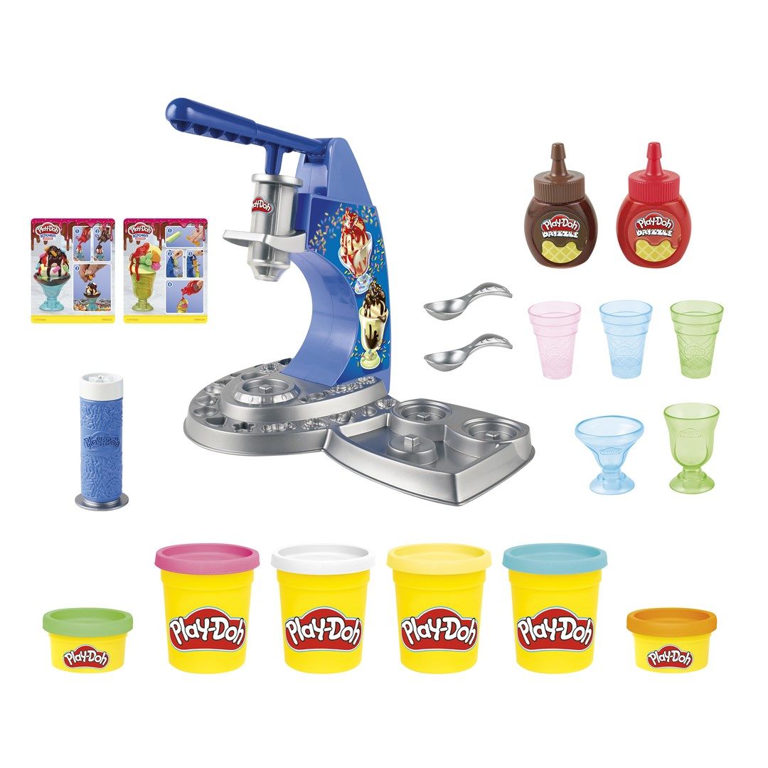PROMO Play-Doh Rainbow Ice Cream Parlour E6688 635863 HASBRO