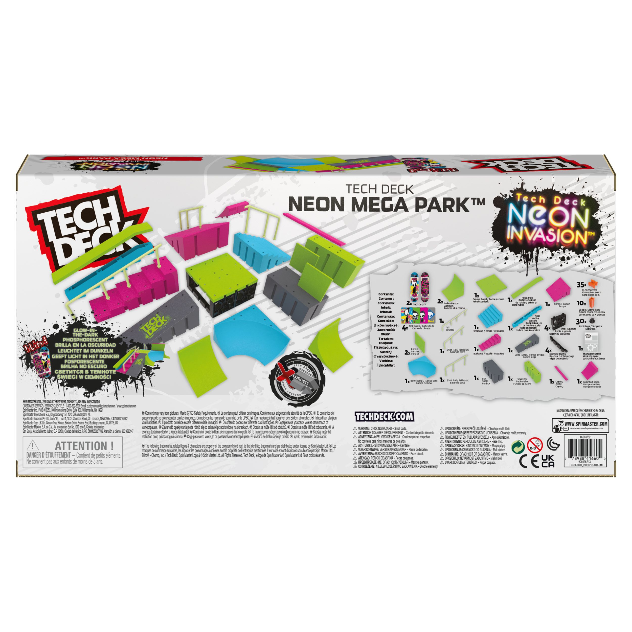 Tech Deck Ramp X-Connect Neon Mega Park 6063752 Spin Master