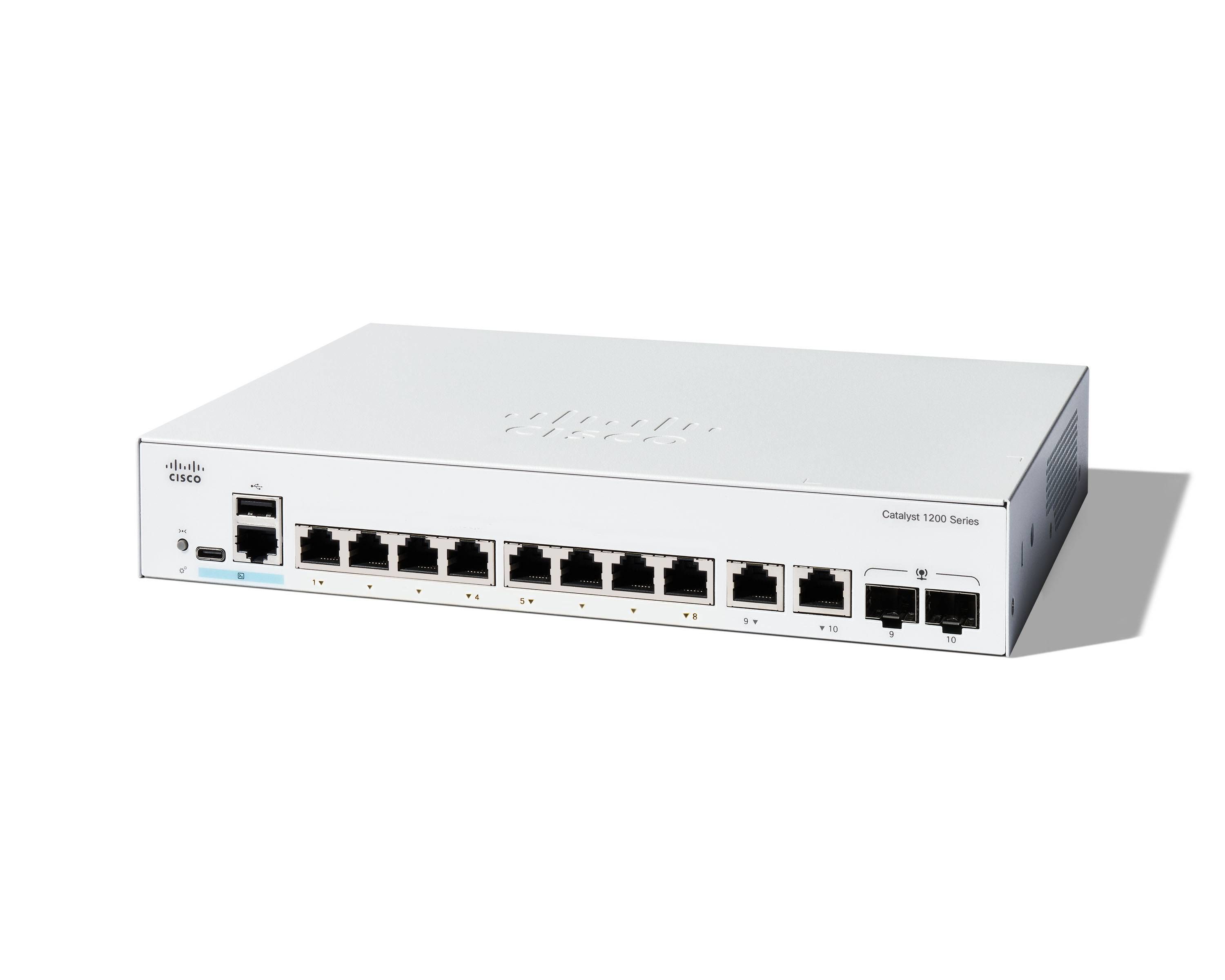 Cisco CATALYST 1200 8-PORT GE EXT PS/2X1G COMBO