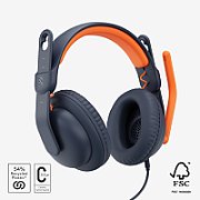 ZONE LEARN - CLASSIC BLUE/WW-9006 OVER EAR USB-C