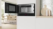 Bosch Serie 8 BFL7221B1 microwave Built-in Solo microwave 21 L 900 W Black