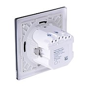 Fibaro FGWSONF-011-8 socket-outlet Type F Black