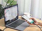 AUKEY CB-SCC241 USB-C Power Delivery PD 240W 5A 20V 1m Nylon Black