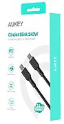 AUKEY CB-SCC241 USB-C Power Delivery PD 240W 5A 20V 1m Nylon Black