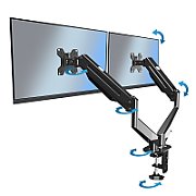Esperanza ERW020 Gas desk mount for two monitors 17-27‘’ up to 6kg