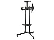 Stand trolley for TV Maclean  professional  for TV  on wheels  max. VESA 600x400  max. 55kg  MC-661