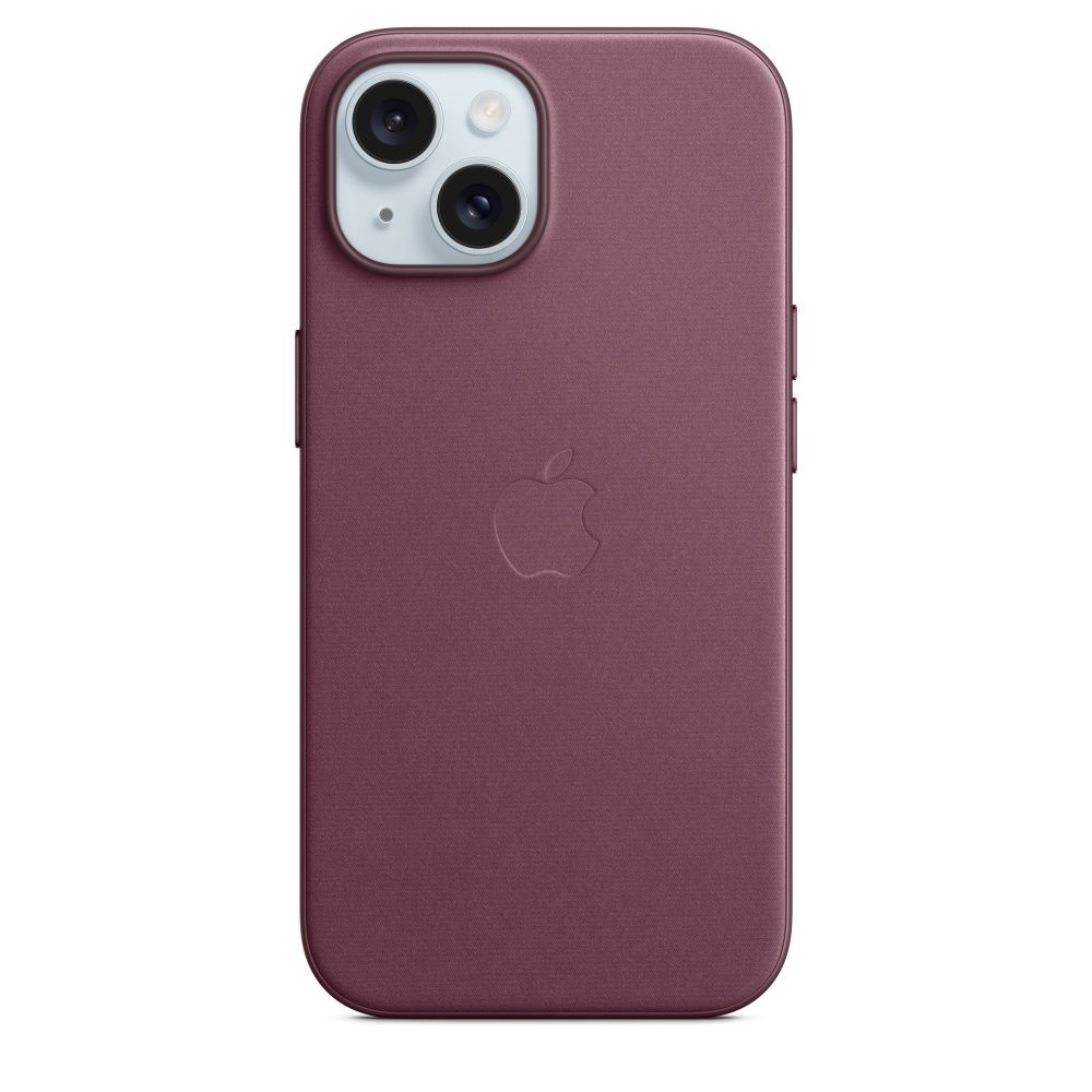 IPHONE 15 FINEWOVEN CASE/WITH MAGSAFE - MULBERRY