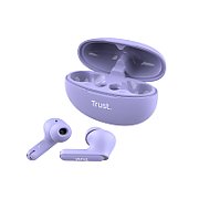 Casti Trust Yavi earbuds BT, frecventa raspuns 20 Hz - 20.000 Hz, mov