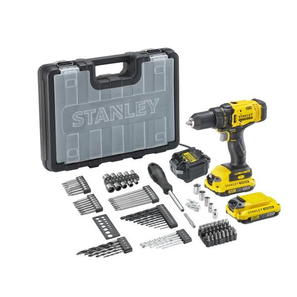 STANLEY V20 SCREWDRIVER SFMCD700D2A CASE +80ACC