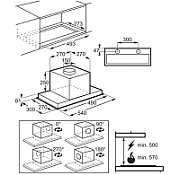 Electrolux LFG716X Built-in Stainless steel 580 m3/h A