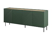 4D2SZ ONDA chest of drawers 200x45xH85 green