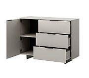 Cama 1D3S ALMA chest of drawers 120x41.5xH90 cashmere