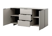 Cama 2D3S ALMA chest of drawers 180x41.5xH90 cashmere