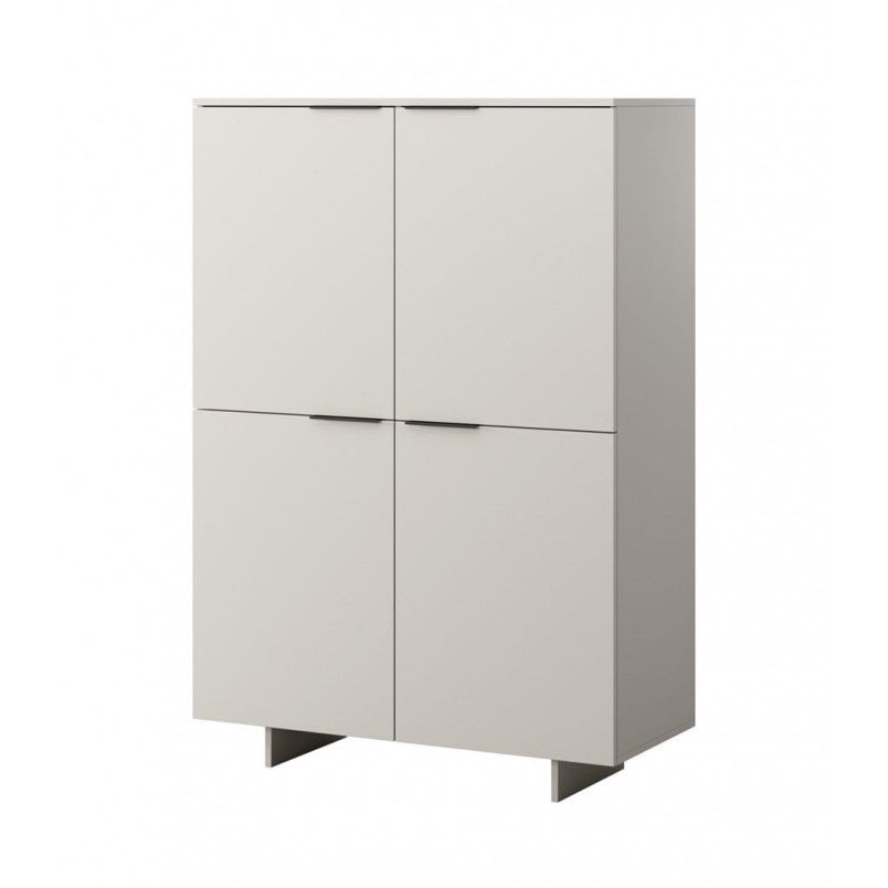 Cama 4D chest of drawers ALMA 100x41.5xH145 cashmere