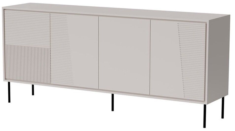 4D chest of drawers ABI 200x45x88 cashmere matt