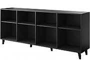 ASTI chest of drawers 200x42x82 black matt