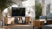 Cama 4D RTV cabinet OVO 180x38xH53 oak/concrete