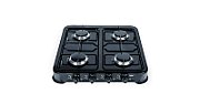 Promis KG400C hob Black  White Countertop Gas 4 zone(s)