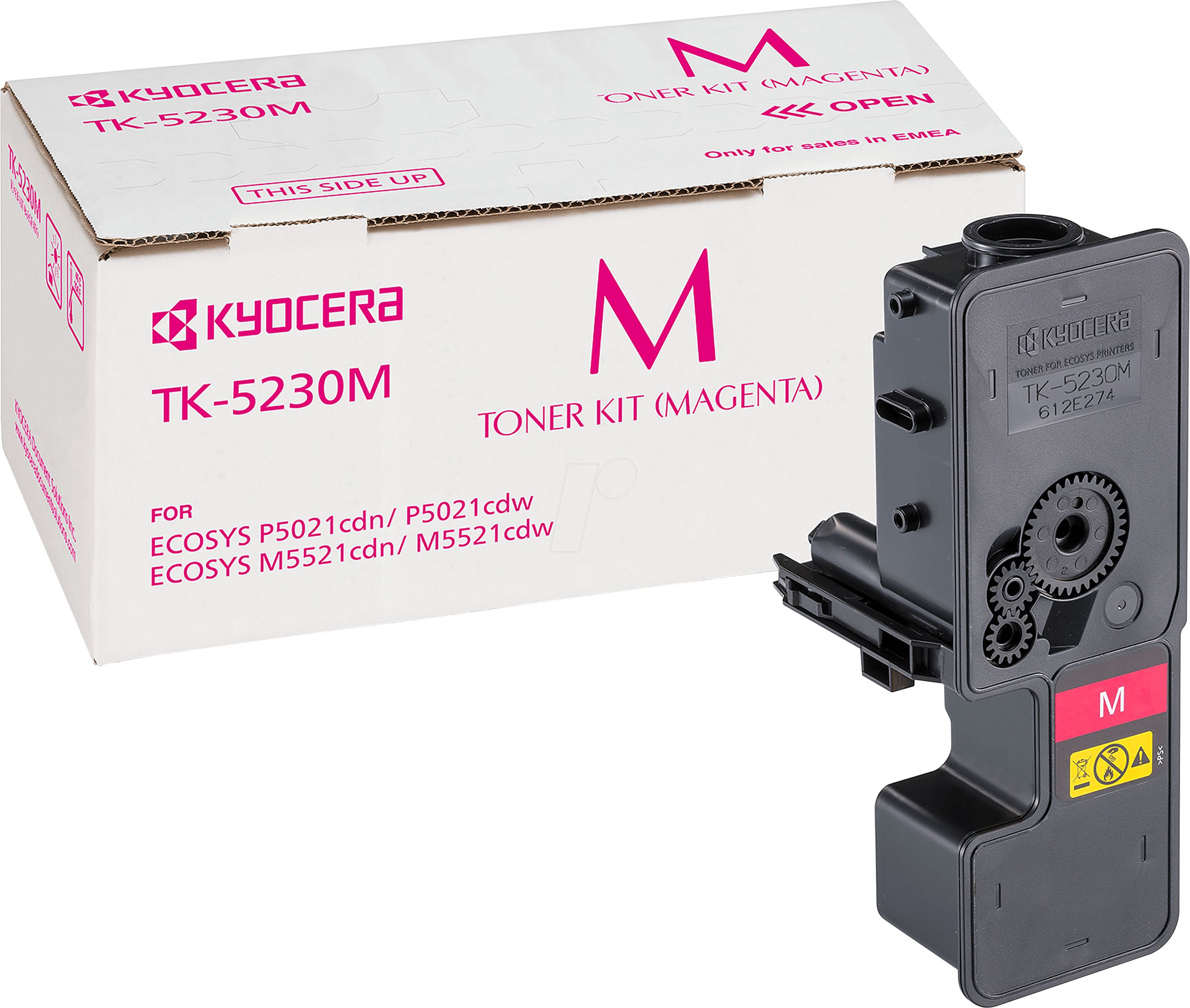 Cartus toner Kyocera KYOCERA TK-5230M 1T02R9BNL0 ,Magenta ,2200 pagini ,Original (TK-5230M) 
