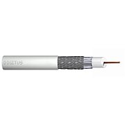 Coaxial cable DIGITUS RG-6  75 Ohm  shield (2x foil + 77% braid)  Eca  PVC  100m  white