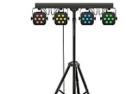 Behringer STAGE TRI LED BUNDLE ST1 Zestaw 4xLEDPAR z kontrolerem + statyw