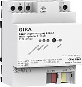 GIRA power supply 640 mA with KNX choke ONE 213000
