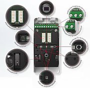 SATEL ZEW. OPAL PLUS GY MOTION SENSOR  DUSK SENSOR  SENSITIVITY ADJUSTMENT  WITHOUT HANDLE (GREY)