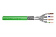 Installation cable DIGITUS cat.8.2  S/FTP  Dca  AWG 22/1  LSOH  50m  green  reel