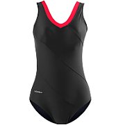 Women's swimsuit Crowell Angie col.01 black-red 42