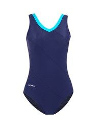 Women's swimsuit Crowell Angie col.02 navy-blue 38