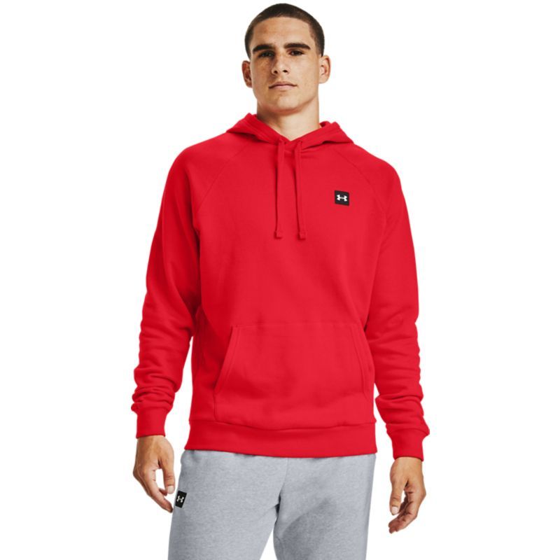 Under Armour Men's Rival Fleece Hoodie Red 1357092 600