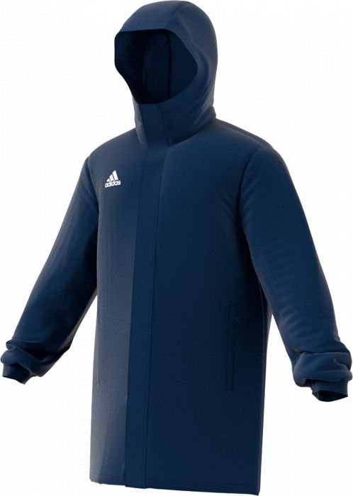 adidas Men's Entrada 22 Stadium Jacket navy blue HG6301